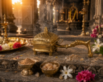 Brass Dhoop Dani with Handle / Traditional Incense Burner - Image 4