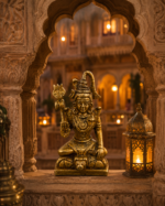 Brass Lord Shiva Idol with Trishul for Home Mandir - Image 8