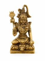 Brass Lord Shiva Idol with Trishul for Home Mandir - Image 7