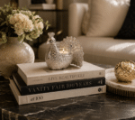 Silver Peacock Tealight Candle Holder - Image 4