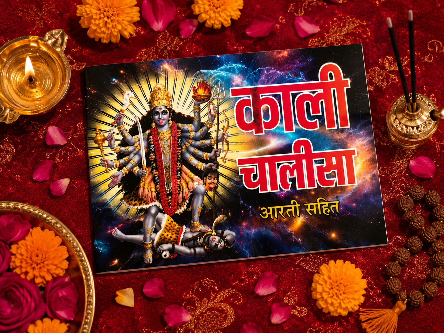 kali chalisa (2) Kali Chalisa with Aarti – Hindi Devotional Book - Image 1